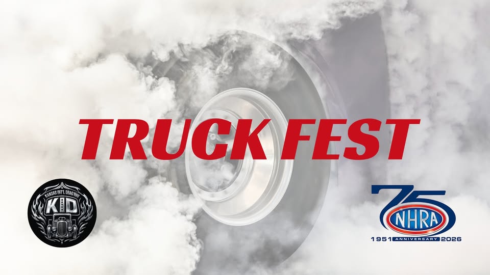 Truckfest flyer for Kansas International Dragway